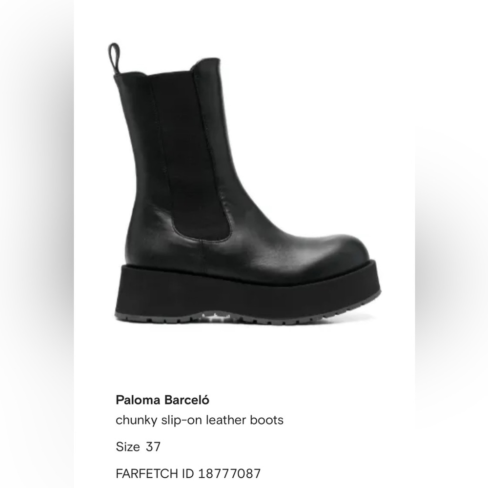 Paloma Barceló Black ‘Aster’ Boots